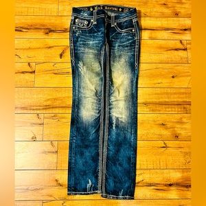 Woman’s Rock Revival straight cut jeans.